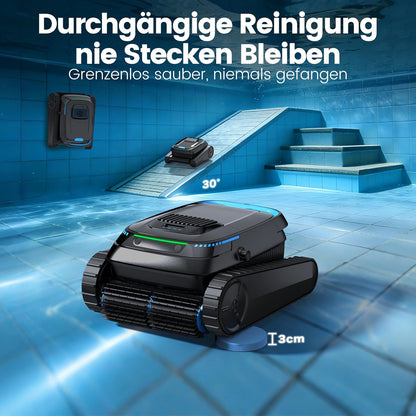 PC10 Poolroboter Akku Boden Wand Wasserlinie 18927 LPH Navigation 170m² 2026