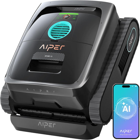 Aiper Scuba V3 Poolroboter Akku Boden Wand KI-Vision Wasserlinie 3μm Filter 200m² Leicht 2026