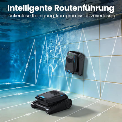 PC10 Poolroboter Akku Boden Wand Wasserlinie 18927 LPH Navigation 170m² 2026