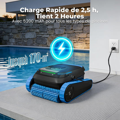 PC20 Poolroboter Akku Boden Wand Wasserlinie 18927 LPH App-Steuerung Navigation 170m² 2026