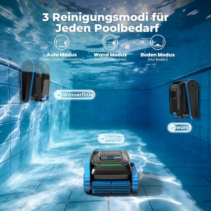 PC20 Poolroboter Akku Boden Wand Wasserlinie 18927 LPH App-Steuerung Navigation 170m² 2026