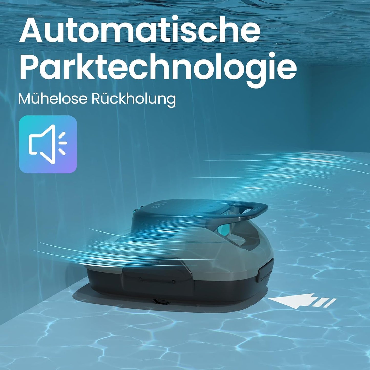 Aiper Scuba SE Poolroboter Akku Kabellos 90 Min Selbsteinparkfunktion Flachboden Leicht