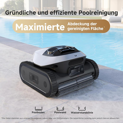 Dreame Z1 Poolroboter Boden Wand 30000 LPH 240 Min Hightech-Poolerkennung Pfadplanung 180m²