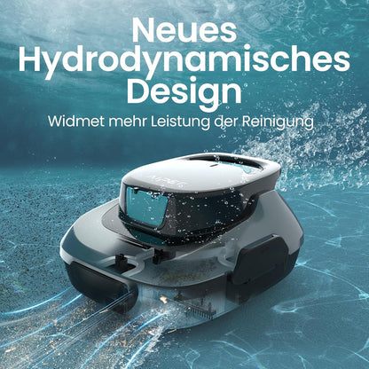 Aiper Scuba SE Poolroboter Akku Kabellos 90 Min Selbsteinparkfunktion Flachboden Leicht