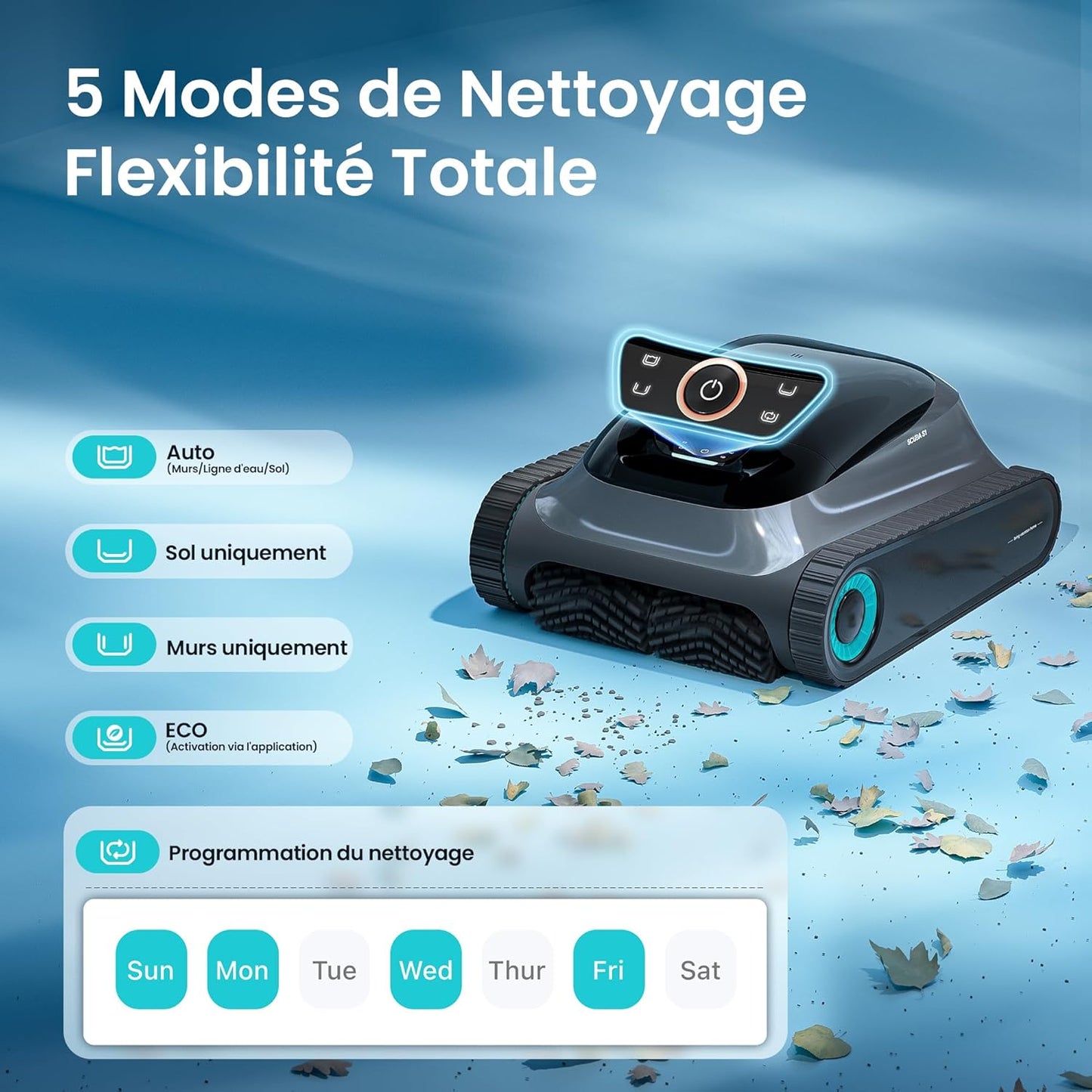 Aiper Scuba S1 Poolroboter 270 Min Wasserlinienreinigung App OTA 11 Sensoren Smarte Navigation 2026